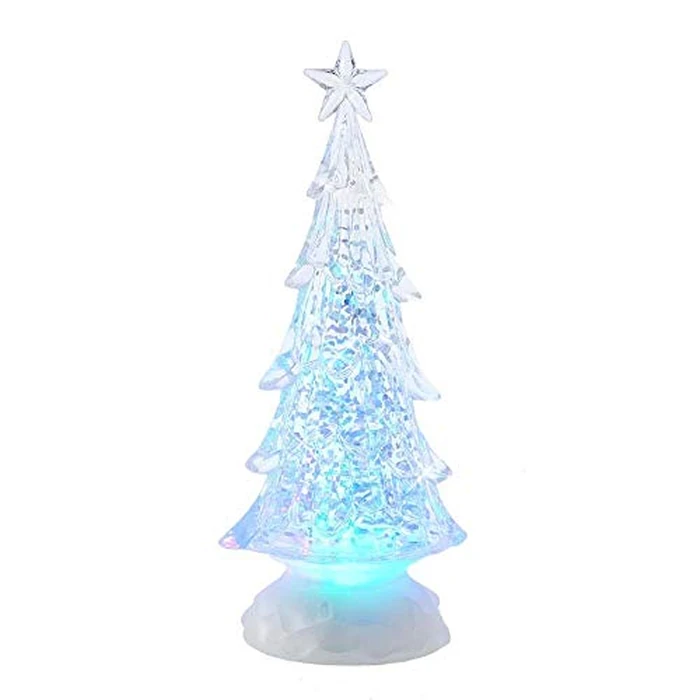 Kurt S. Adler 10-Inch Battery-Operated LED Lit Tree with Water Table Piece by Kurt S. Adler - Used - Very Good condition