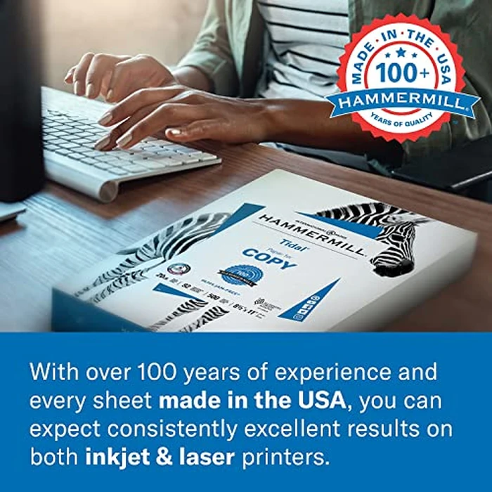 Hammermill Printer Paper, 20 lb Copy Paper, 11 x 17 - 1 Ream (500 Sheets) - 92 Bright, Made in the USA by Hammermill - Image 7