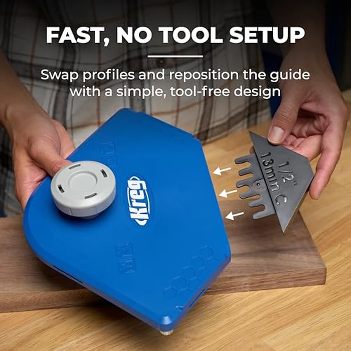 Kreg PRS1000 Corner Routing Guide Set - Corner Routing Guide - Use with Any Trim or Handheld Router, or Router Table Woodworking Tool - Holiday Home Improvement Gifts for Him by Kreg - Image 5