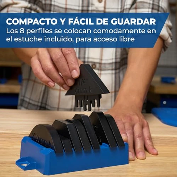 Kreg PRS1000 Corner Routing Guide Set - Corner Routing Guide - Use with Any Trim or Handheld Router, or Router Table Woodworking Tool - Holiday Home Improvement Gifts for Him by Kreg - Image 7