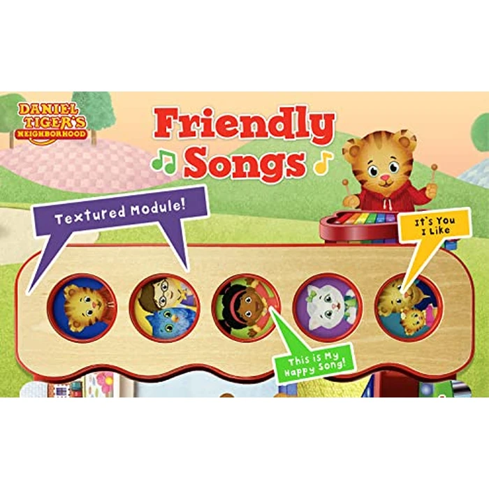 Daniel Tiger Friendly Songs: Children's 5-Button Song Book - Sing and Read with Daniel Tiger and Friends by Cottage Door Press - Image 4