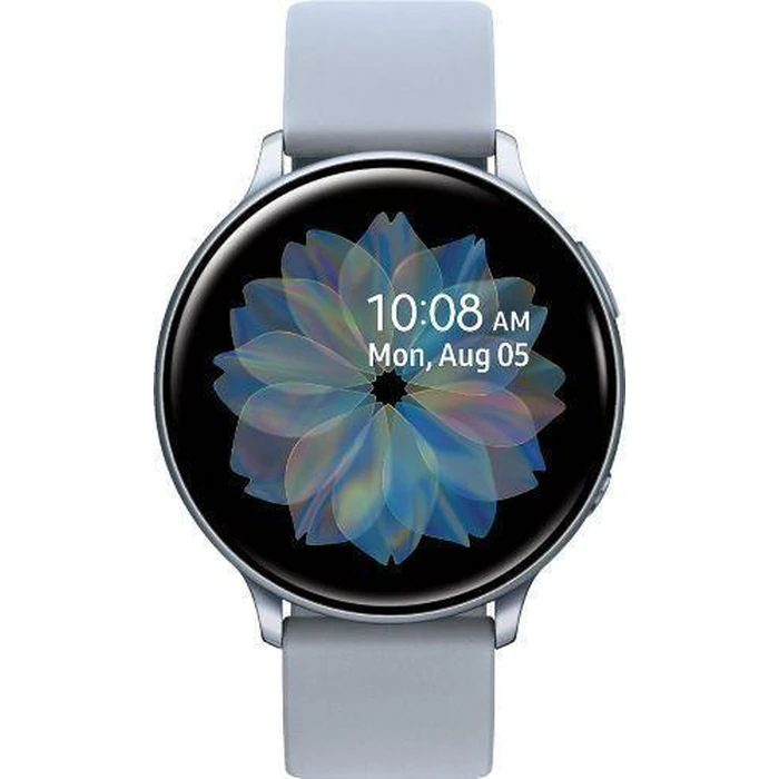 Samsung Galaxy Watch Active2 (Bluetooth) - 4GB - 40mm - Cloud Silver Aluminum Case with Silver Fluoroelastomer Fluoroelastomer Strap by Samsung - Refurbished - Premium condition - US$165.49