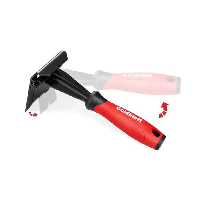 Goldblatt Trim Removal Tool, 3-Inch Baseboard Removal Tool for No-damage the surface, Heavy Duty Pry Bar Removal Multi-Tool for Carpet Tack Strip, Baseboard, Molding, Siding and Flooring Removal by Goldblatt - Image 1