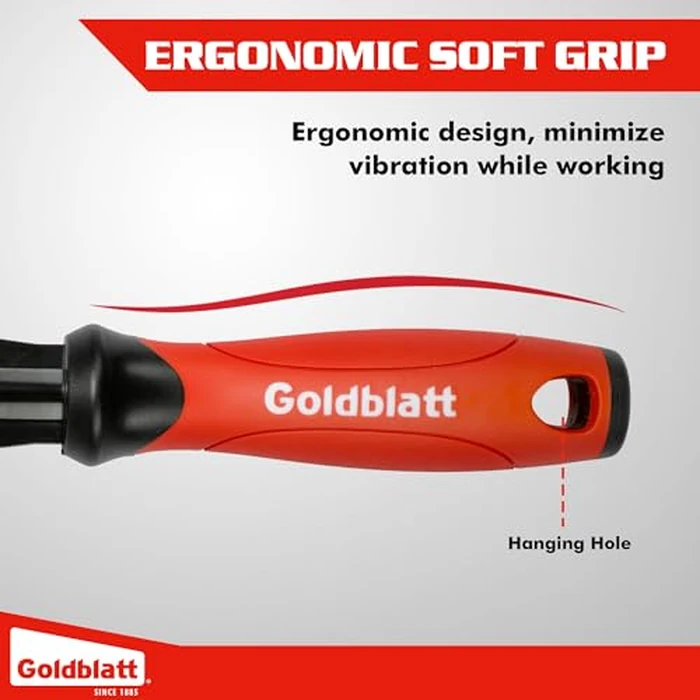 Goldblatt Trim Removal Tool, 3-Inch Baseboard Removal Tool for No-damage the surface, Heavy Duty Pry Bar Removal Multi-Tool for Carpet Tack Strip, Baseboard, Molding, Siding and Flooring Removal by Goldblatt - Image 5