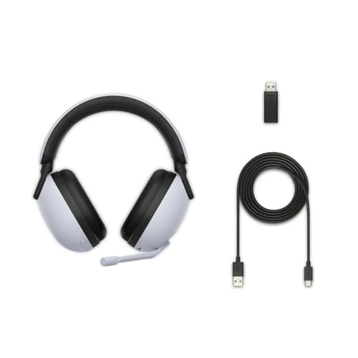 Sony INZONE H9 Gaming Headset, Wireless Noise Canceling Bluetooth Headset With Microphone, 360 Spatial Sound, For PC and PS5 (WH-G900N), White by Sony - Image 9