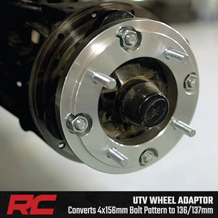 Rough Country 4x156mm to 4x136/137mm Wheel Adapters for Polaris UTV's -10097 by Rough Country - Image 2
