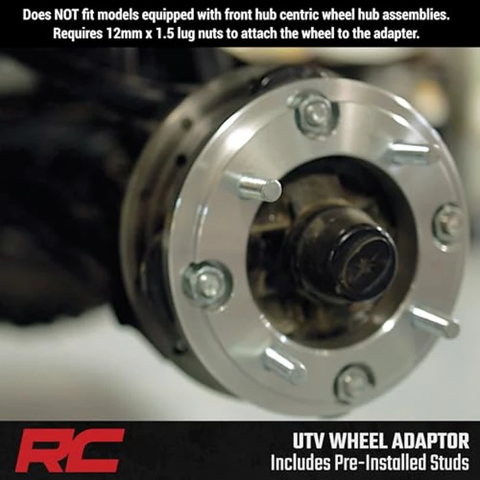 Rough Country 4x156mm to 4x136/137mm Wheel Adapters for Polaris UTV's -10097 by Rough Country - Image 5
