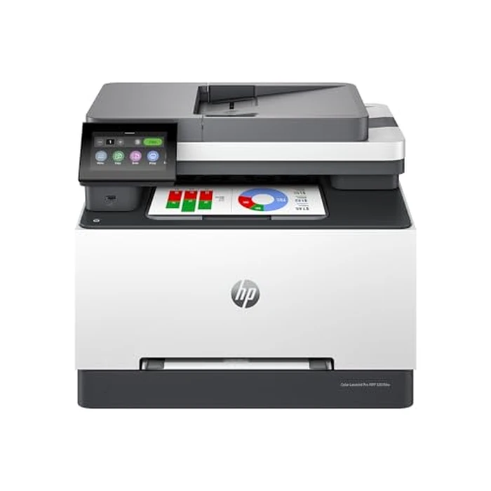 HP Color LaserJet Pro MFP 3301fdw Wireless All-in-One Color Laser Printer, Office Printer, Scanner, Copier, Fax, ADF, Duplex, Best for office (499Q5F) by HP - Used - Like New condition