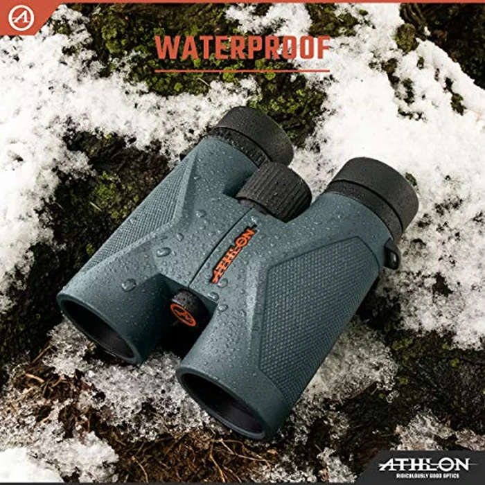 Athlon Optics 8x42 Midas UHD Gray Binoculars with ED Glass for Adults and Kids, High-Powered Binoculars for Hunting, Birdwatching, and More by Athlon Optics - Image 6