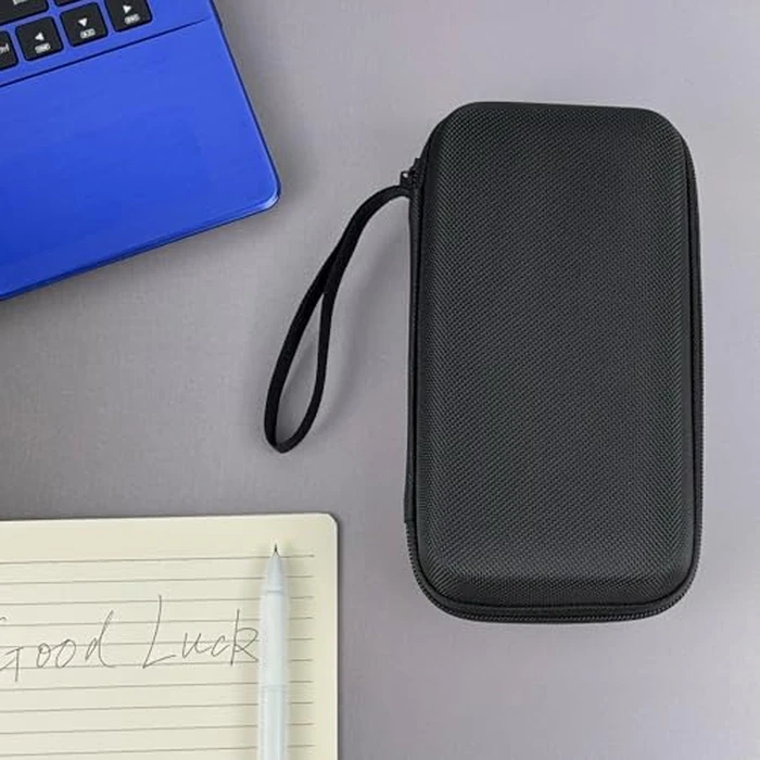 Neehows Universal Portable Hard EVA Carrying Case for Power Bank External Hard Drive Cell Phone USB Charging Cable Cord, Shockproof Protective Electronic Organizer Zipper Enclosure -Black by Neehows - Image 4