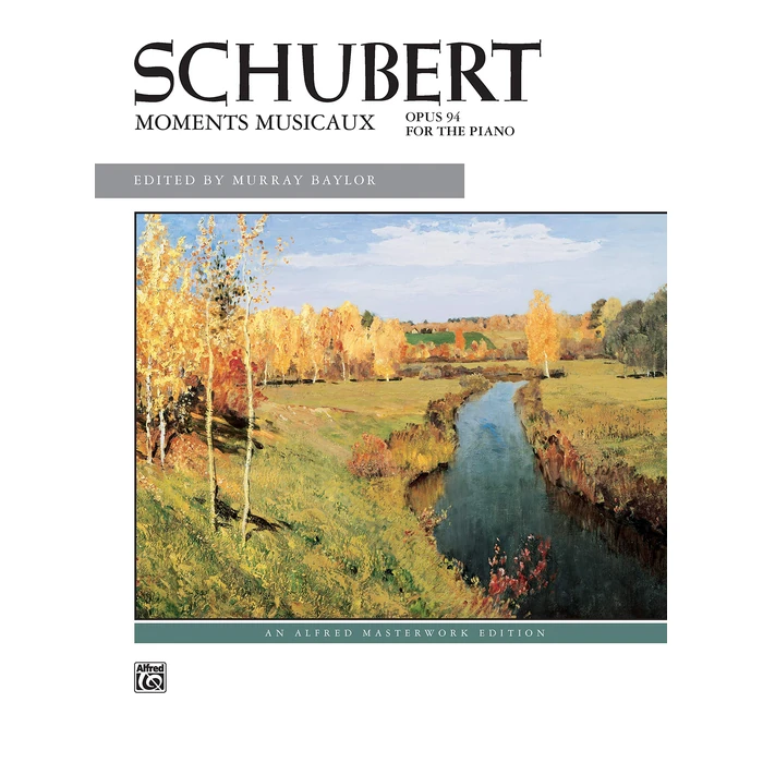 Schubert -- Moments Musicaux, Op. 94 (Alfred Masterwork Edition) by Alfred Music - Used - Like New condition