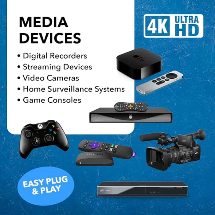 OREI 1x2 HDMI Extender Splitter 4K by Multiple Over Single Cable CAT6/7 4K@60Hz 4:4:4 HDCP 2.2 with IR Remote EDID Management - Up to 115 Ft - Loop Out - Low Latency - Full Support by OREI - Image 6