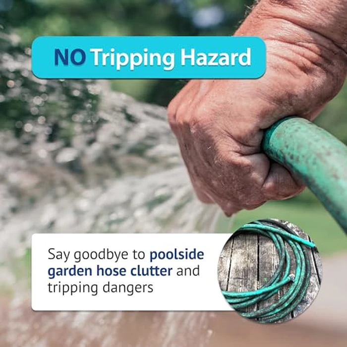 CoverBlast Pool Cover Pump Attachment - USA-Made & Patented Pool Cover Pump Hose Alternative w/ 25ft. Range - Easy-To-Install & Use Year-Round - Replaces Traditional Hoses, Eliminating Tripping Hazard by CoverBlast - Image 2