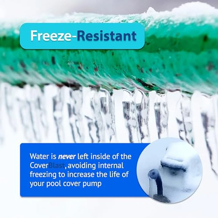 CoverBlast Pool Cover Pump Attachment - USA-Made & Patented Pool Cover Pump Hose Alternative w/ 25ft. Range - Easy-To-Install & Use Year-Round - Replaces Traditional Hoses, Eliminating Tripping Hazard by CoverBlast - Image 4