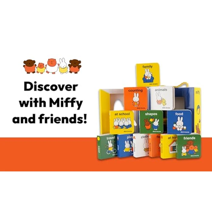 Miffy: My Little Learner Library - My First Library 12 Book Set Miffy Board Book by Cottage Door Press - Image 2