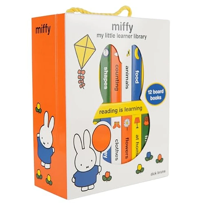 Miffy: My Little Learner Library - My First Library 12 Book Set Miffy Board Book by Cottage Door Press - Image 6