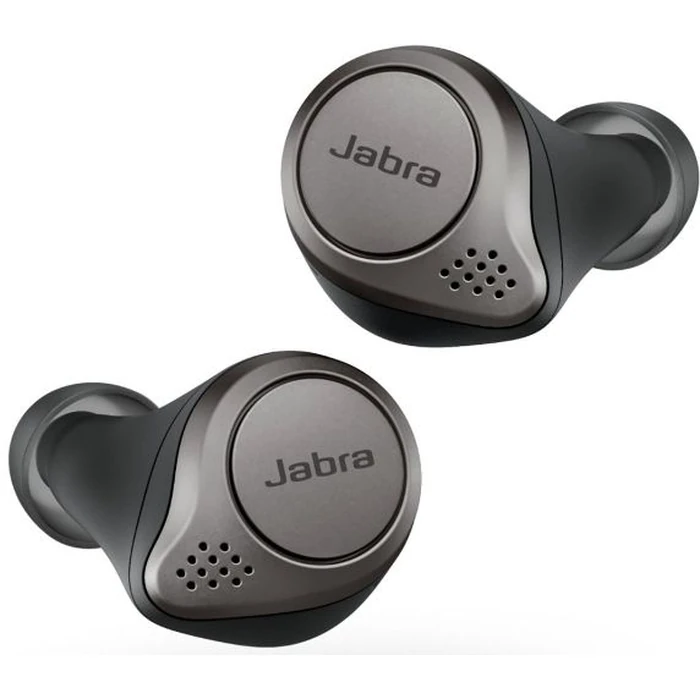 Jabra Elite 75t True Wireless Noise Cancelling Earbuds - Titanium Black by Jabra - Refurbished - Good condition