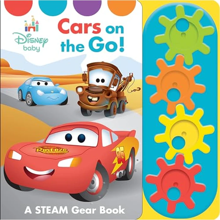 Disney Baby - Cars on the Go! - A STEM Gear Sound Book - PI Kids (Play-A-Sound) by PI Kids - Used - Acceptable condition