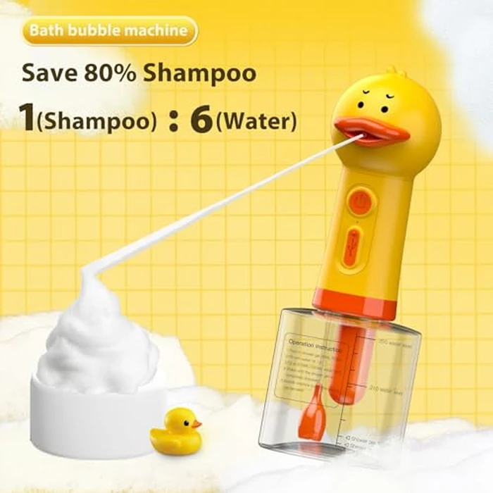 NRYDEPET Electric Dog Shampoo Dispenser & Foam Sprayer - Automatic Dog Soap Dispenser, Rechargeable Dog Shampoo Foamer, IPX7 Waterproof Pet Bath Supplies for Dogs, Cats & Puppies by NRYDEPET - Image 3