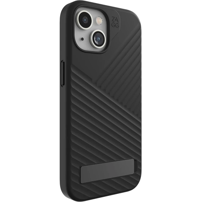ZAGG Denali Snap with Kickstand Phone Case for iPhone 15 - Black by ZAGG - Refurbished - Brand New condition