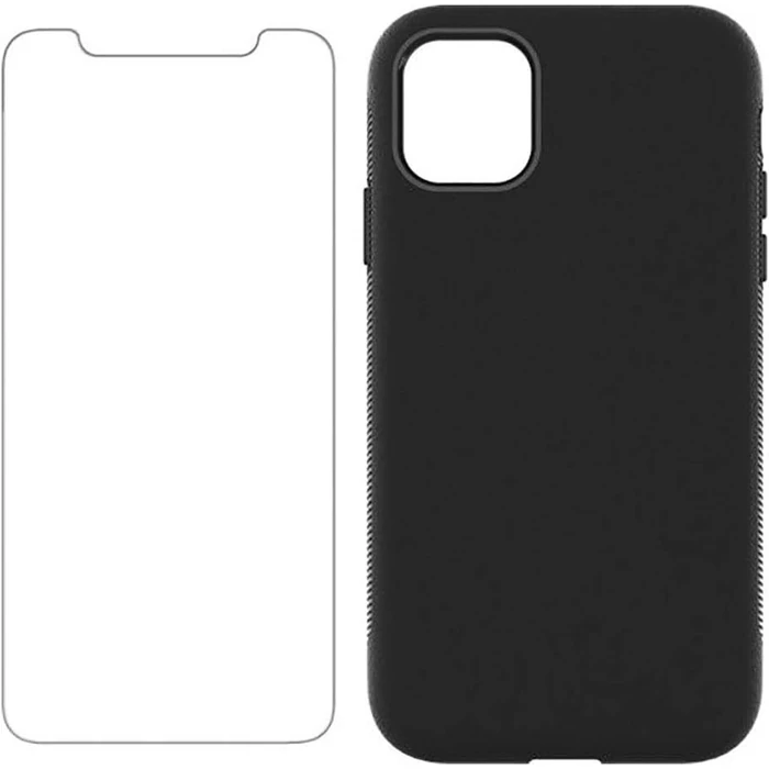 Verizon Phone Case and Screen Protector for iPhone 11 - Black by Verizon - Refurbished - Brand New condition