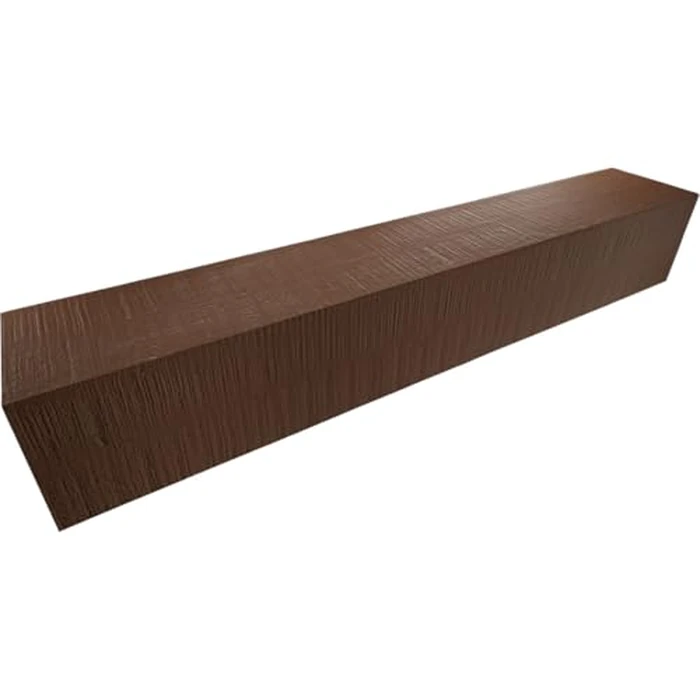 Timberthane Rough Cedar Faux Wood Beam, 3-Sided (U-Beam), 10"W x 8"H x 96"L, Redwood Finish by Ekena Millwork - Image 4