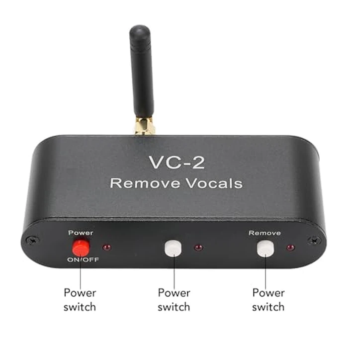 Karaoke Vocal Remover, Karaoke Real Time Voice Canceller with 3 Band Adjustment, BT5.0 & AUX I/O, Aluminum Alloy Chassis, 0-100 Percent Voice Elimination for Music Backing Tracks by XUMIUZIY - Image 2