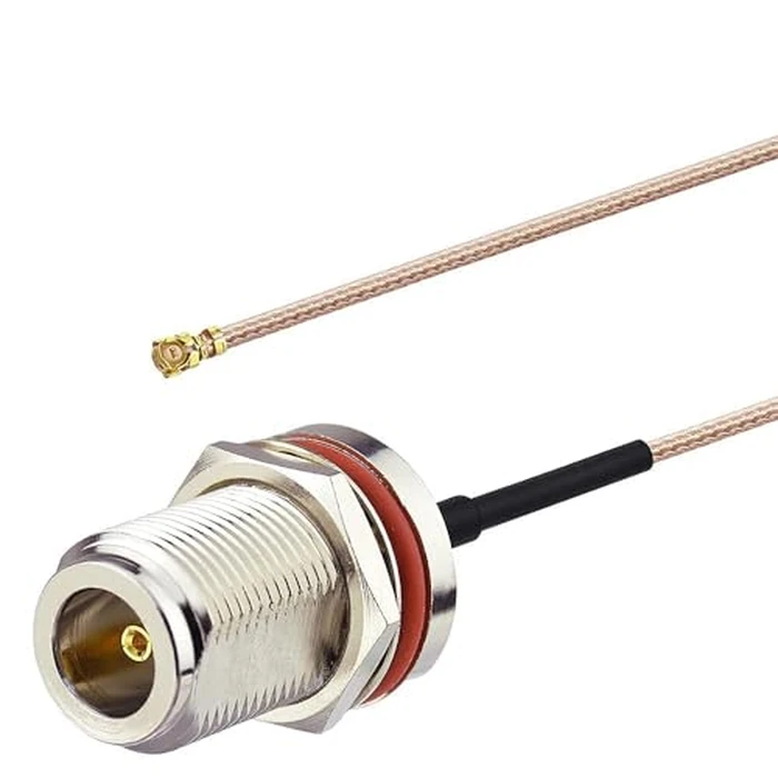 Superbat wlaniot N Type Female Pigtail Cable (6" RG178 for PCI WiFi Card Wireless Router Gateway External Antenna etc. by Superbat - Image 1