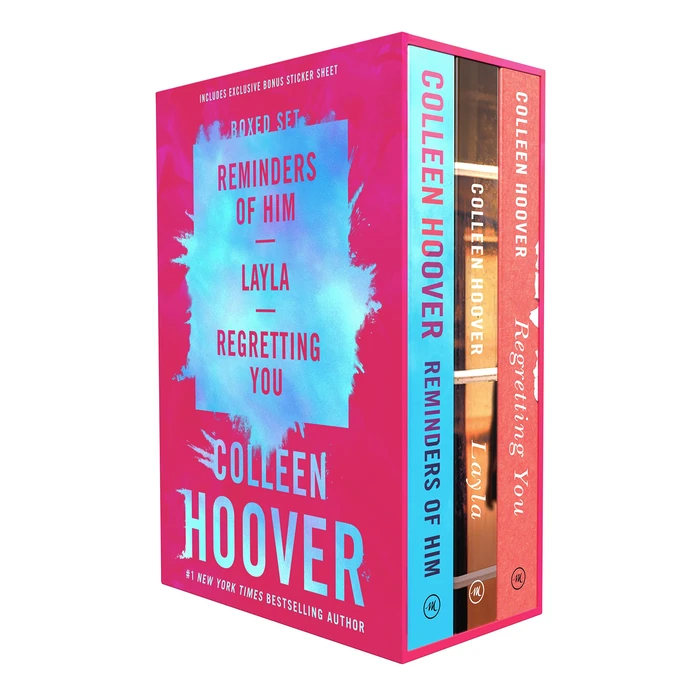 Colleen Hoover 3-Book Boxed Set: Reminders of Him, Layla, Regretting You by Amazon Publishing - Used - Like New condition