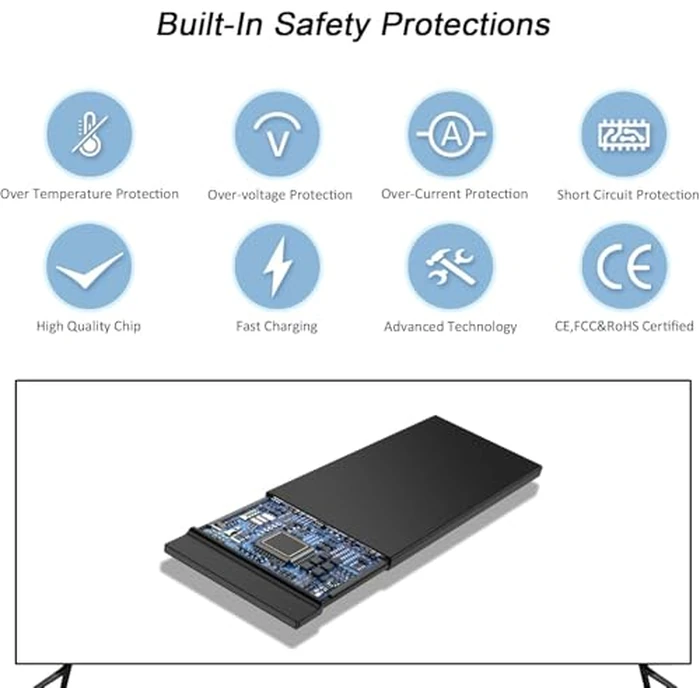 TIIANTE 78Wh 7146W 0C76H7 C76H7 Laptop Battery for Dell Latitude 7400 2-in-1 9410 2-in-1 Series P110G P110G001 NF2MW 0G8F6M 2K0CK 85XM8 8W3YY CHWV6 GJD1V 02K0CK G8F6M DJ5GG by TIIANTE - Image 6