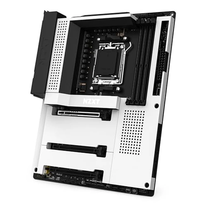 NZXT N7 B650E - AMD B650 Chipset - Supports AMD Ryzen 9000 8000 & 7000 Series CPUs (Socket AM5) - ATX Gaming Motherboard - Integrated Rear I/O Shield - DDR5 - Wi-Fi 6E - White by NZXT - Used - Like New condition - US$204.51