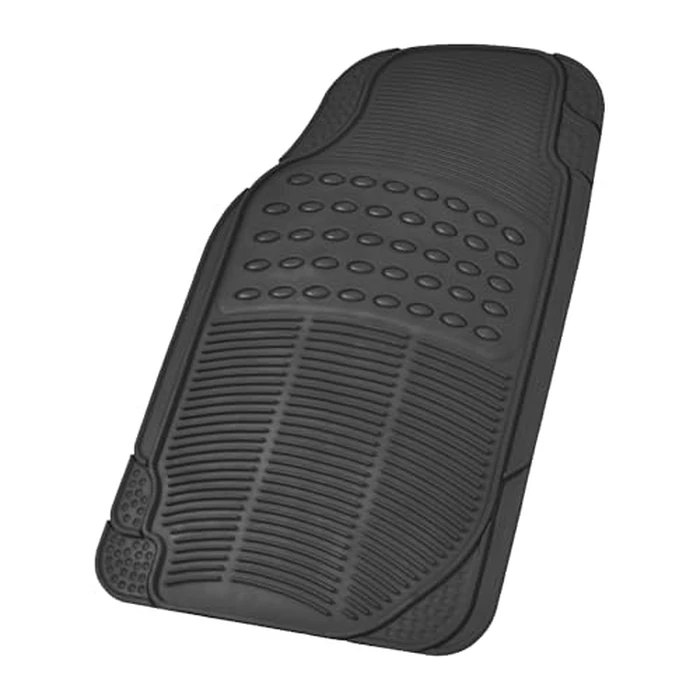 BDK Floor Mats, 4-Piece All-Weather Car Mat with Universal Fit Design, Durable Rubber Car Floor Mats with Capture Ridges, Waterproof for Cars Trucks SUV (Black) by BDK - Image 9