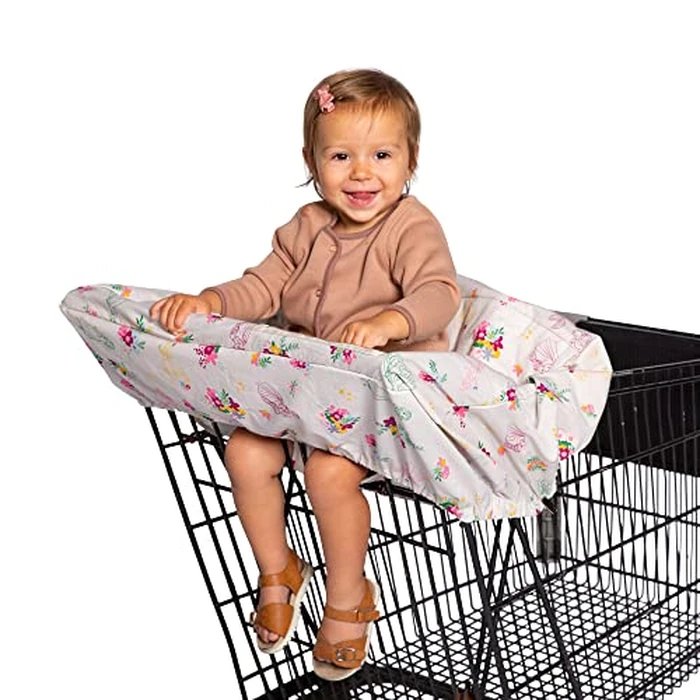 Disney Baby by J.L. Childress Shopping Cart & High Chair Cover for Baby, Kids, & Toddler - Cover for Grocery Carts & Restaurants, Universal Fit - Disney Princess by J.L. Childress - Image 4