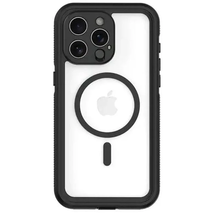 Body Glove Tidal Waterproof Phone Case with MagSafe for iPhone 15 Pro Max - Black by Body Glove - Refurbished - Brand New condition - US$23.74
