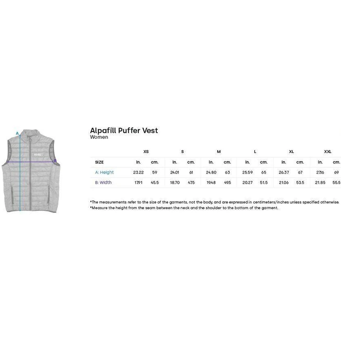 Hoseg Women's Alpafill 60 Puffer Vest (M) - Lead by Hoseg - Image 3