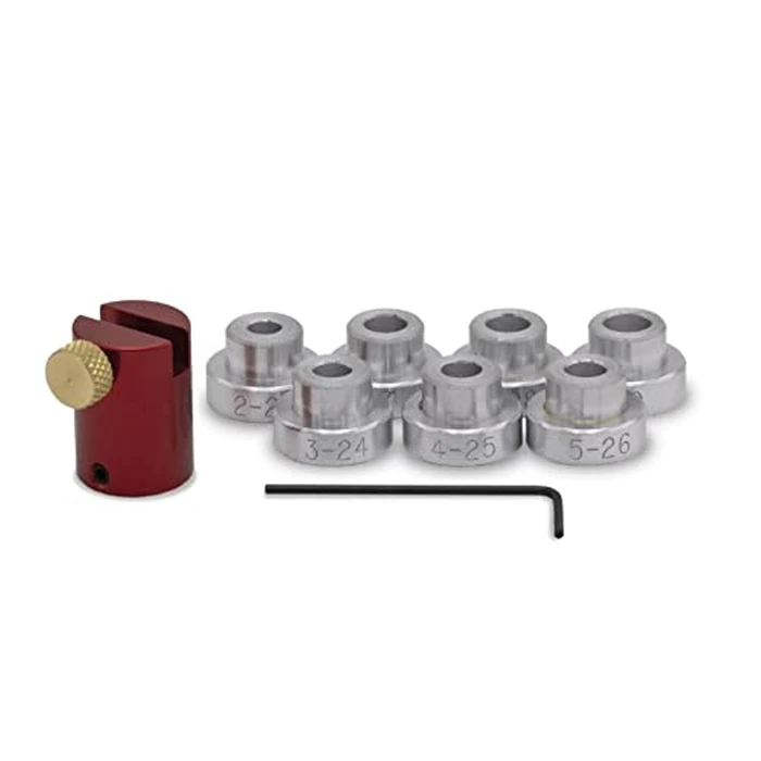 Hornady Lock-N-Load Bullet Comparator Basic Set, Includes 7 Bullet Inserts - Quickly and Precisely Measure Loaded Rounds, Measures from Bullet Ogive - Reduce Round Variations - B234 by Hornady - Used - Like New condition