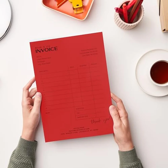 Neenah AstroBright Color Laser/Inkjet Paper, 24-Pound, 8.5 x 11-Inch, 500 Sheets, Red by Neenah - Image 3