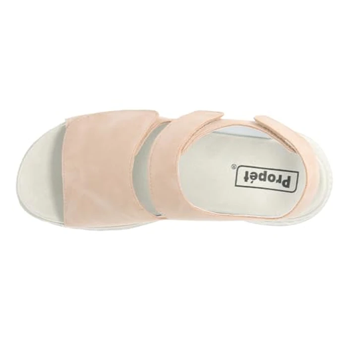 Propét Women's TravelActiv Scottsdale Sandal, Sand, 10 XX-Wide by Propét - Image 4