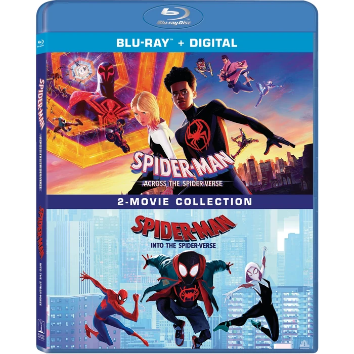 Spider-Man: Across the Spider-Verse / Spider-Man: Into the Spider-Verse - Set - Blu-ray + Digital by Sony Pictures - Used - Good condition - US$17.92