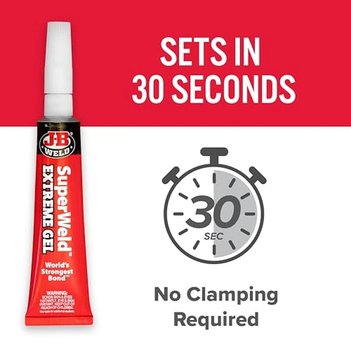 J-B Weld Superglue Gel 15g 2 Pack - SuperWeld Extreme Gel by J-B Weld - Image 4