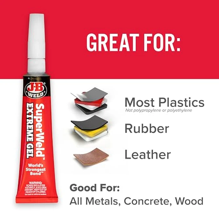 J-B Weld Superglue Gel 15g 2 Pack - SuperWeld Extreme Gel by J-B Weld - Image 5