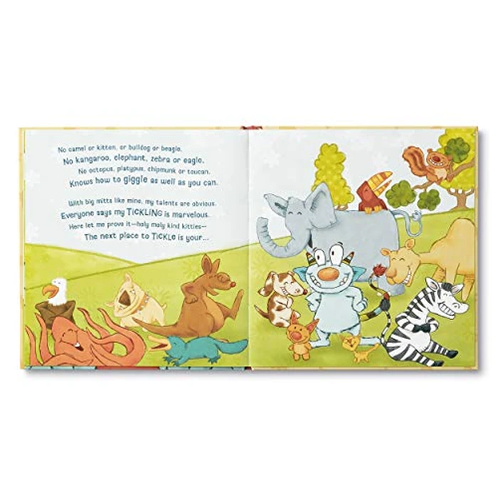 Tickle Monster Laughter Kit - Includes the Tickle Monster book and fluffy mitts for reading aloud and tickling! by Compendium - Image 2