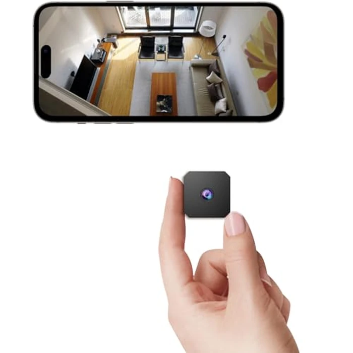 J-SINIGIDIN Mini Spy Camera Wireless 2026 HD Hidden Camera Small Home Security WiFi 1080P Micro Nanny Cam with Motion Detection Cloud & SD Storage Night Vision Tiny Cameras by J-SINIGIDIN - Image 1