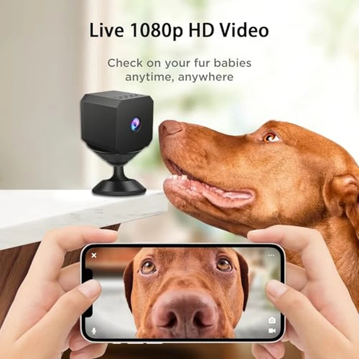 J-SINIGIDIN Mini Spy Camera Wireless 2026 HD Hidden Camera Small Home Security WiFi 1080P Micro Nanny Cam with Motion Detection Cloud & SD Storage Night Vision Tiny Cameras by J-SINIGIDIN - Image 2