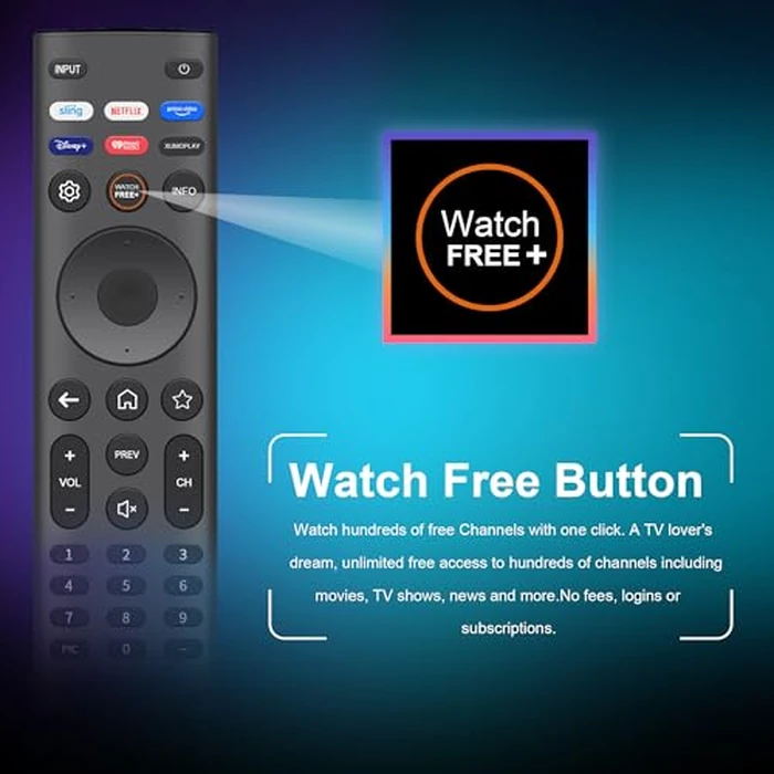 Replacement Remote for VIZIO Smart TVs - Universal Remote Control Compatible with XRT140/ XRT136/ XRT260/ XRT270 & D/E/M/P/V/PX/OLED Series, 4K UHD HDR SmartCast, LED LCD HD TV Accessories by ZYK - Image 5