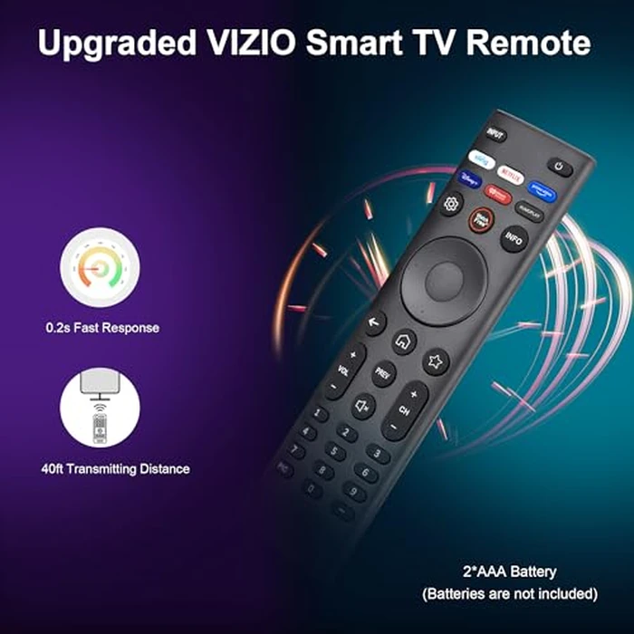 Replacement Remote for VIZIO Smart TVs - Universal Remote Control Compatible with XRT140/ XRT136/ XRT260/ XRT270 & D/E/M/P/V/PX/OLED Series, 4K UHD HDR SmartCast, LED LCD HD TV Accessories by ZYK - Image 9