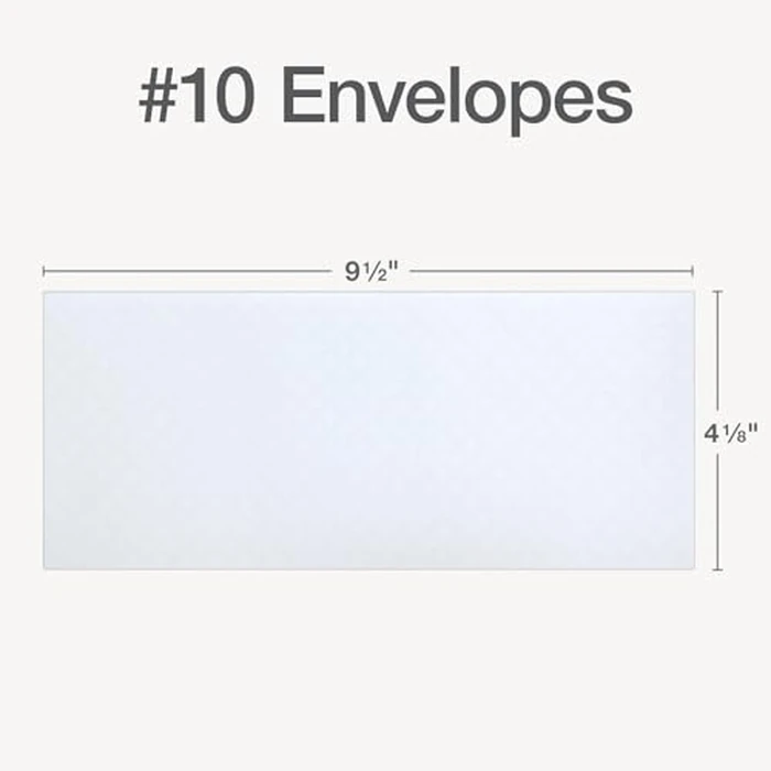 Oxford Envelopes, #10 Business Size, Security Tint, Peel & Seal Closure, 24 lb White Paper, Privacy Protection for Checks & Invoices, 500-Pack for Office or Home Mailing by Oxford - Image 2