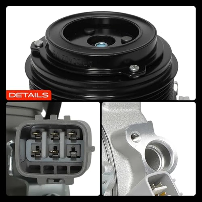 A-Premium A/C Compressor with Clutch Compatible with Lexus RX350 3.5L 2007-2009 Sport Utility by A-premium - Image 9