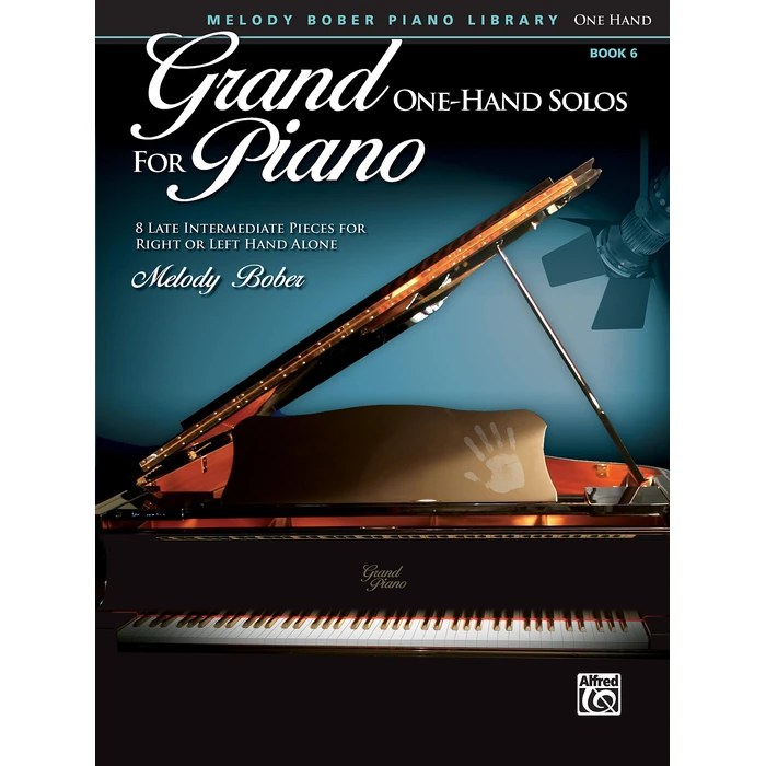 Grand One-Hand Solos for Piano, Bk 6: 8 Late Intermediate Pieces for Right or Left Hand Alone by Alfred Music - Used - Good condition