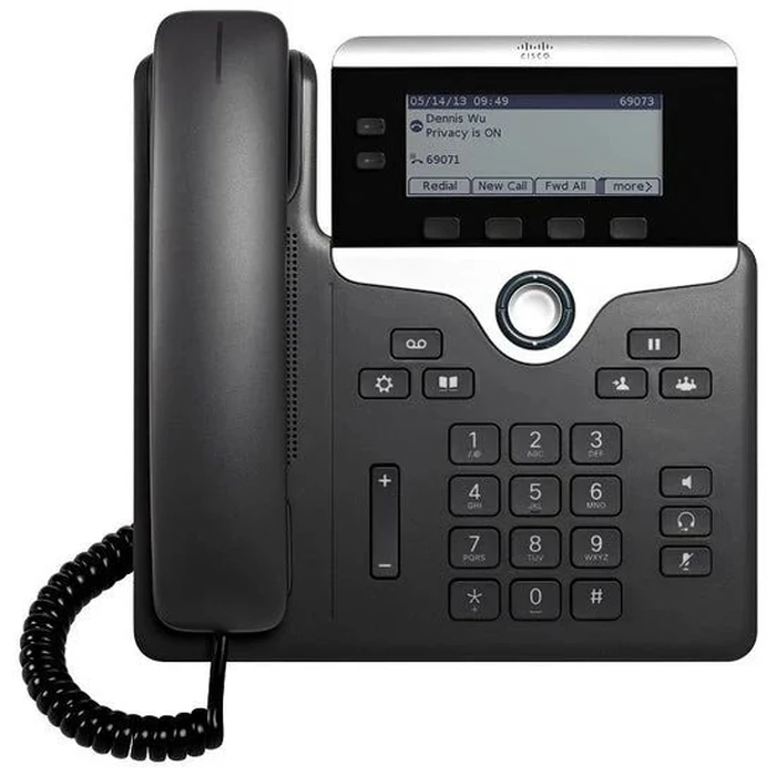 Cisco IP Phone (CP-7821-K9) - Black by Cisco - Refurbished - Premium condition